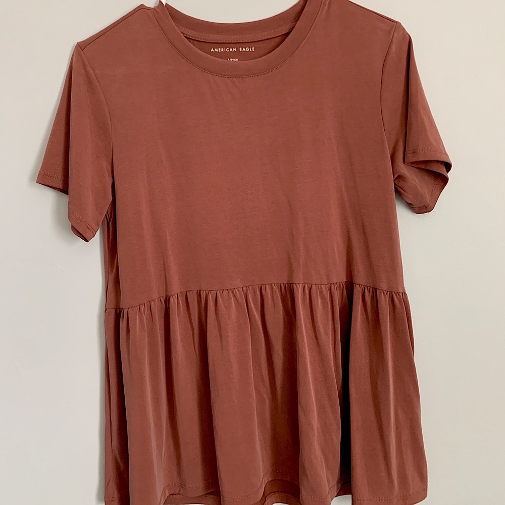 American Eagle Ruffle Tunic - Picture 1 of 4